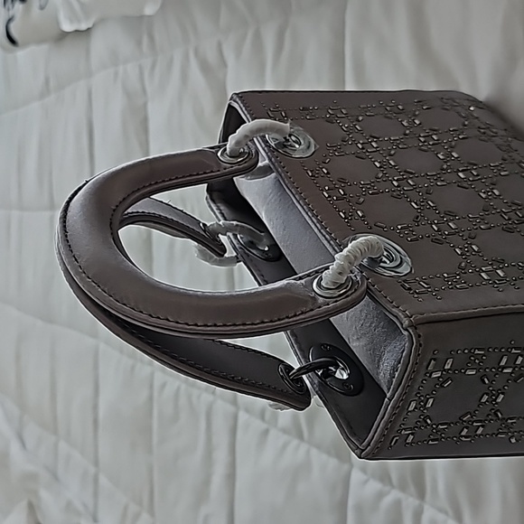 Satin Rhinestone Lady Handbag - Picture 6 of 6